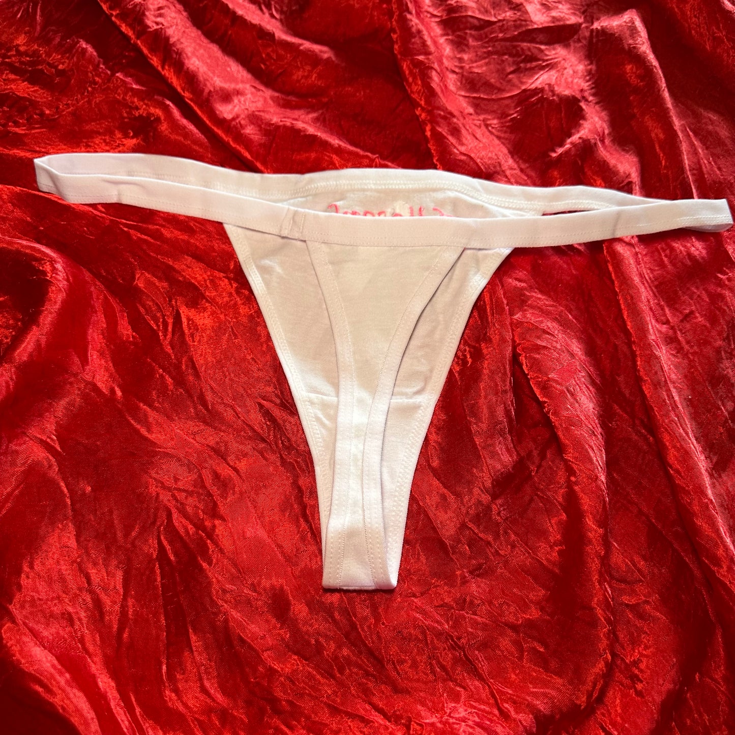 Philosopher Thong (XL) white/pink