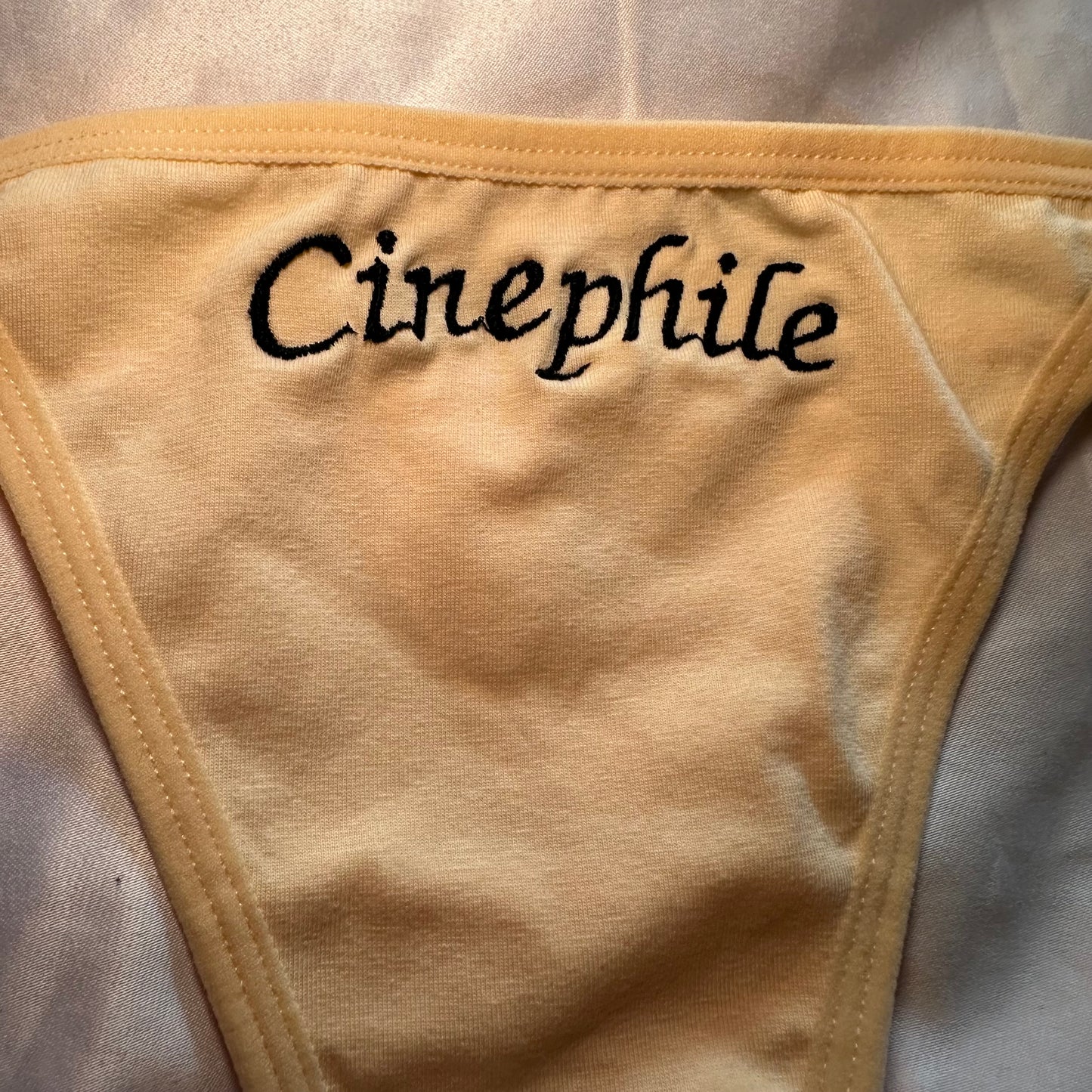 Cinephile Thong (M) beige/black