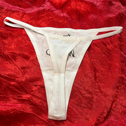 Creep Thong (S) white/black