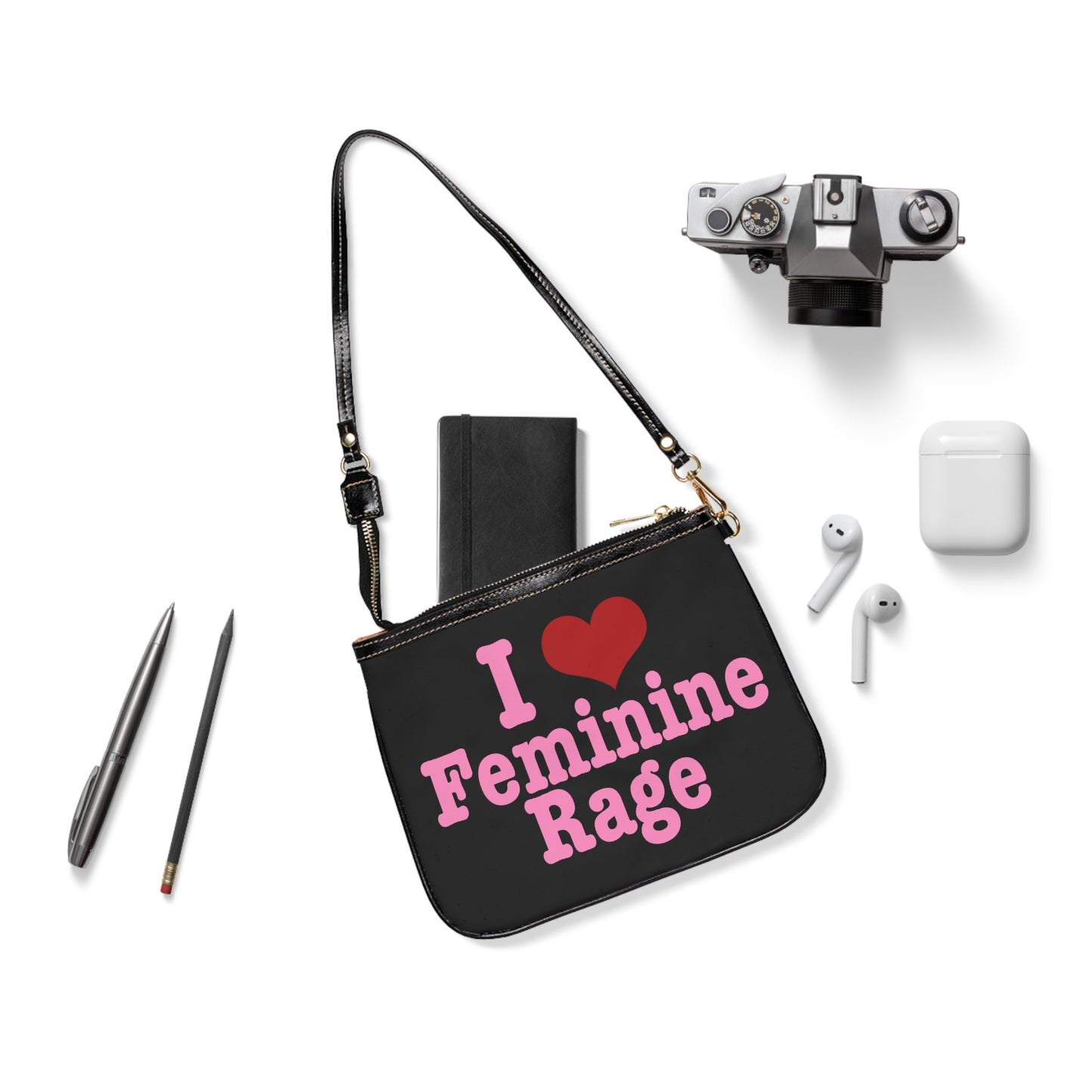 I Love Feminine Rage Shoulder Bag