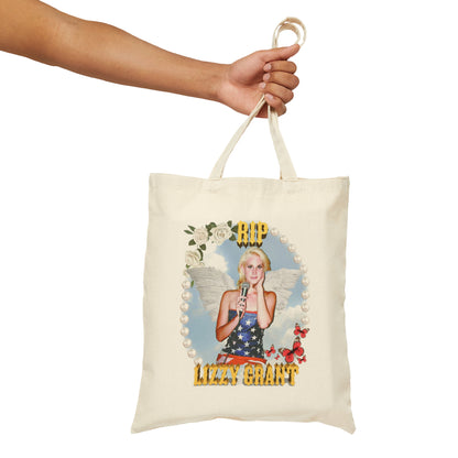 RIP Lizzy Cotton Canvas Tote Bag