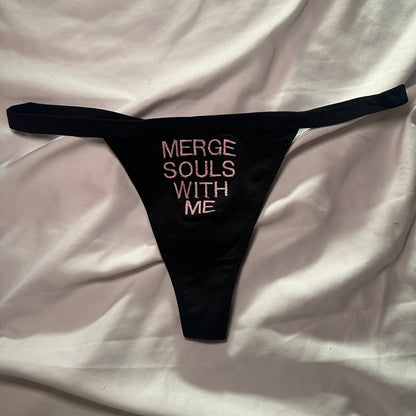 Merge Souls Thong (XL) black/pink