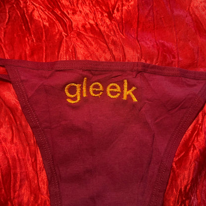 Gleek Thong (L) maroon/yellow