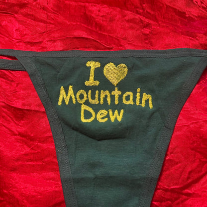 Mountain Dew Thong (S) green/green