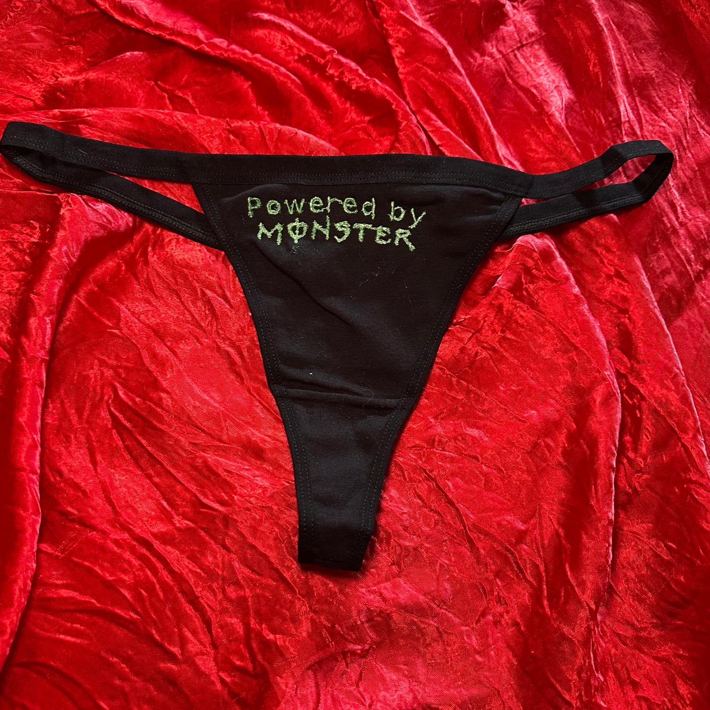 Monster Thong (XL) black/green