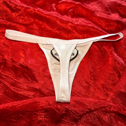 Gerri Kellman Thong (M) white/black