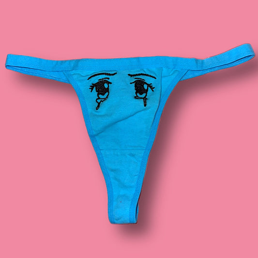 Crying Anime Eyes Thong