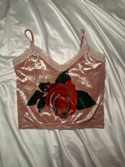 Pierced Rose Tank Top (M)