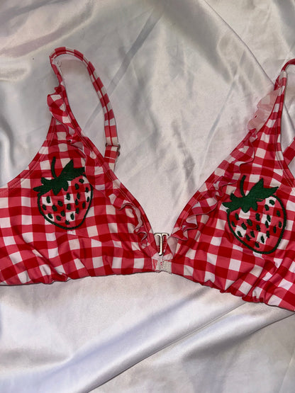 Strawberry Bikini Top (S)