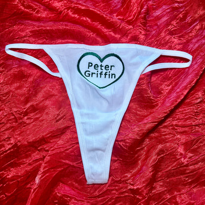 Peter Griffin Thong (L) white/green