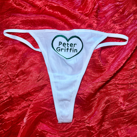 Peter Griffin Thong (L) white/green