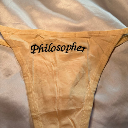 Philosopher Thong (M) beige/black