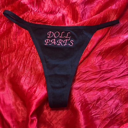 Doll Parts Thong (S) black/pink