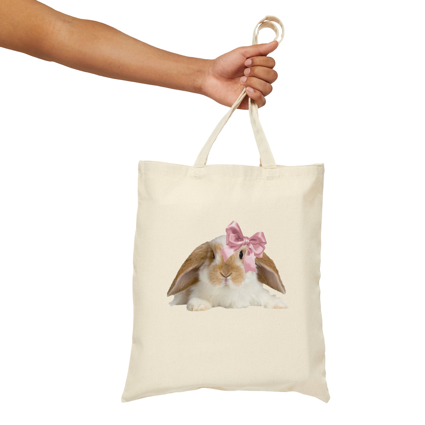 Baby Bunny Bow Tote Bag