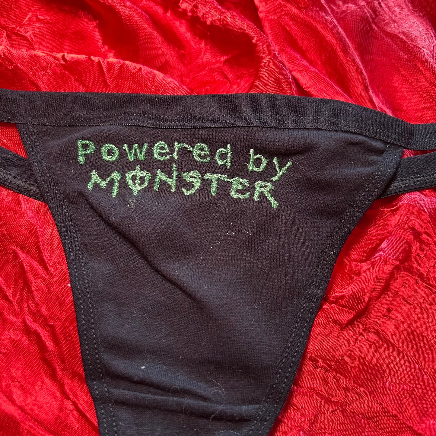 Monster Thong (XL) black/green