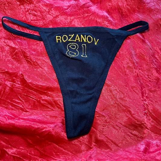 Rozanov Thong (S) black/yellow