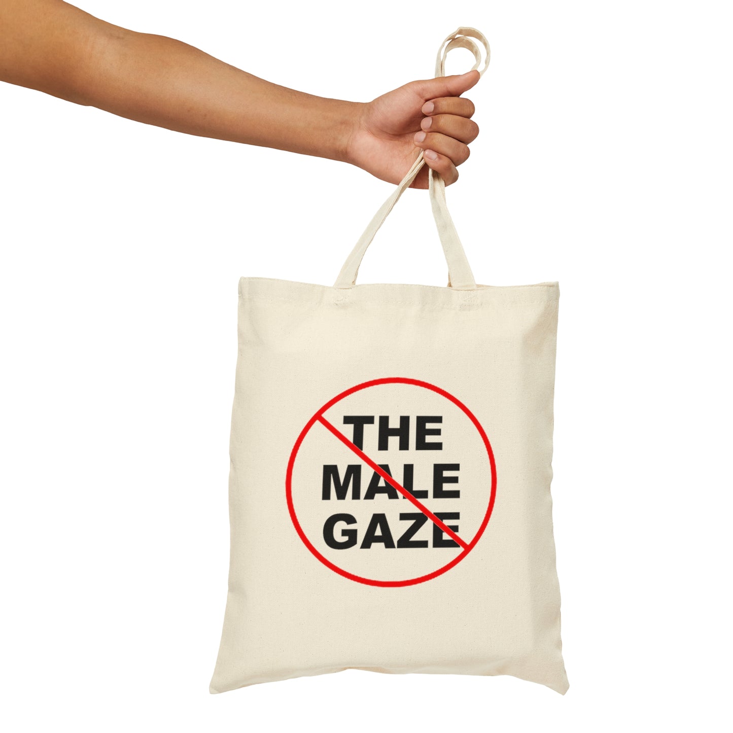 No Male Gaze Cotton Canvas Tote Bag