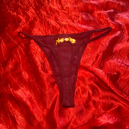 Gleek Thong (L) maroon/yellow