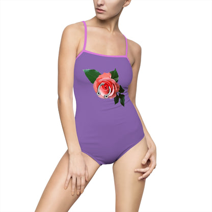 Pierced Rose Swimsuit