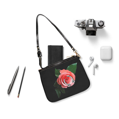 Pierced Rose Shoulder Bag