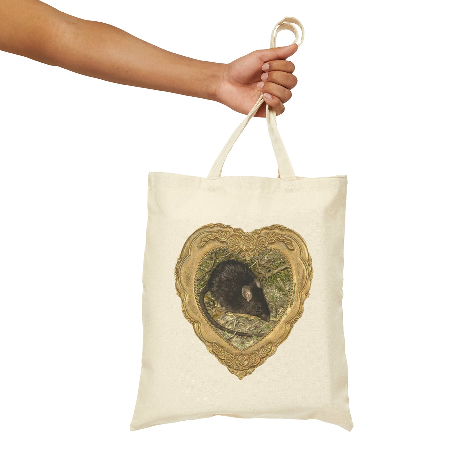 Rat Heart Tote Bag