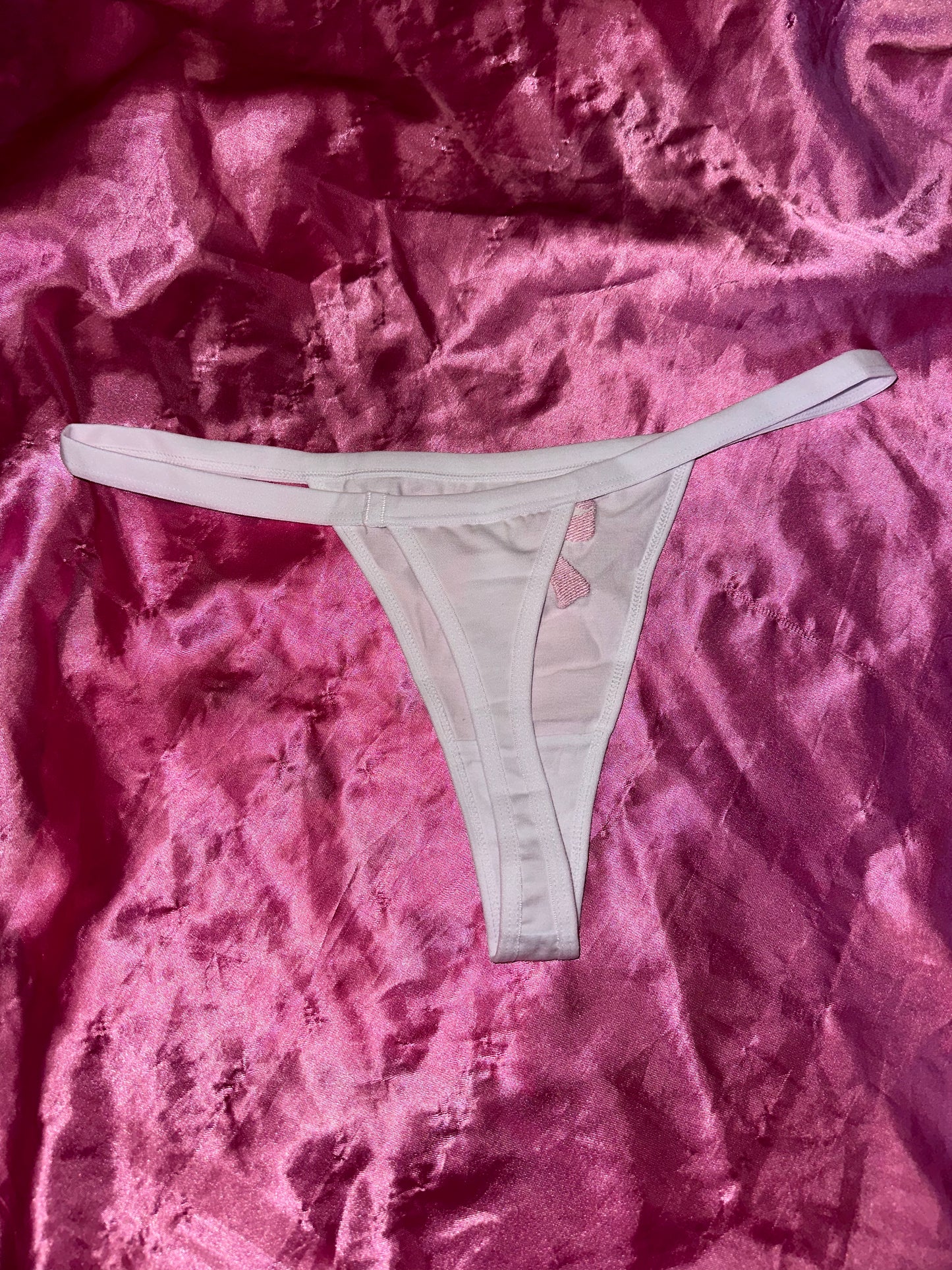 Pink Bow Coquette Thong