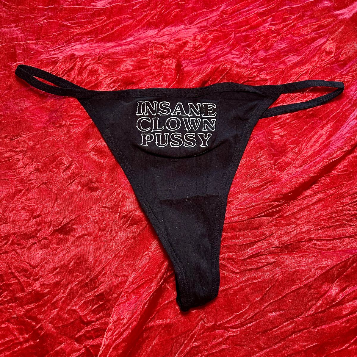 Insane Clown Pussy Thong (XXL) black/white