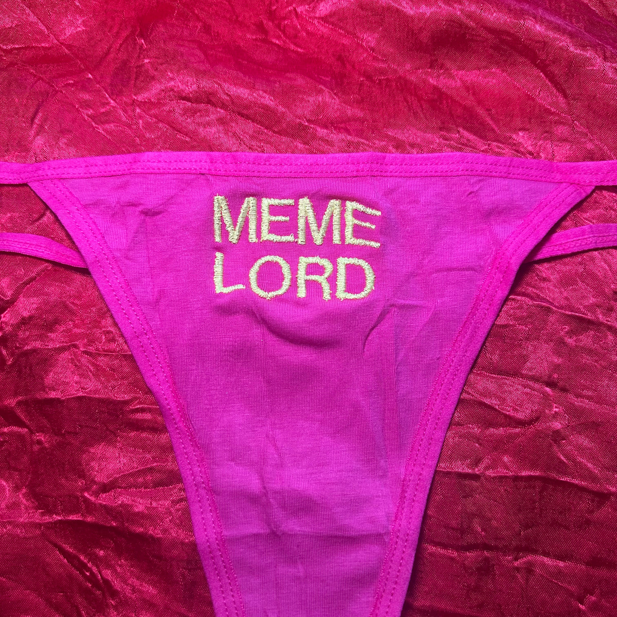 Meme Lord Thong (L) pink/green