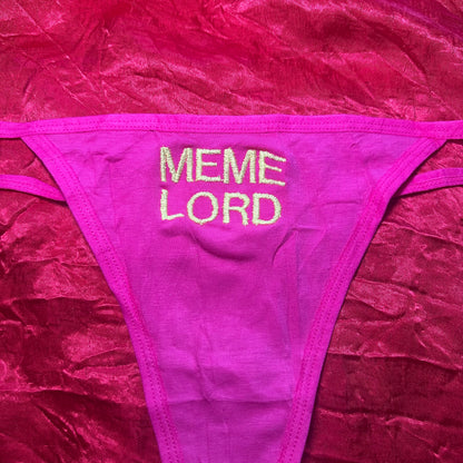 Meme Lord Thong (L) pink/green