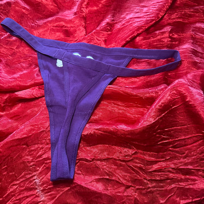222 Angel Thong (M) purple/white
