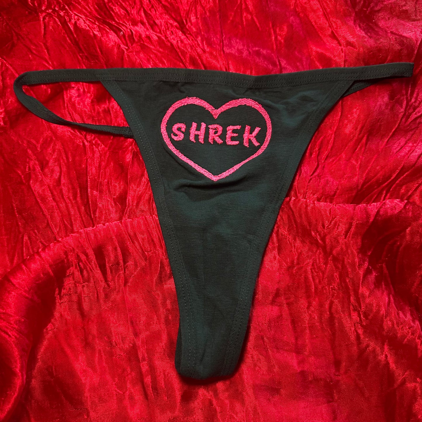 Shrek Thong (S) green/pink