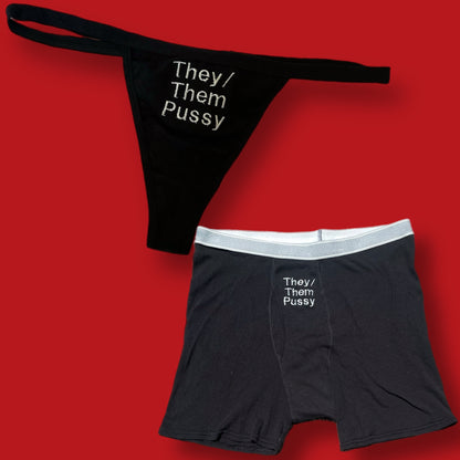 They/Them Pussy Underwear