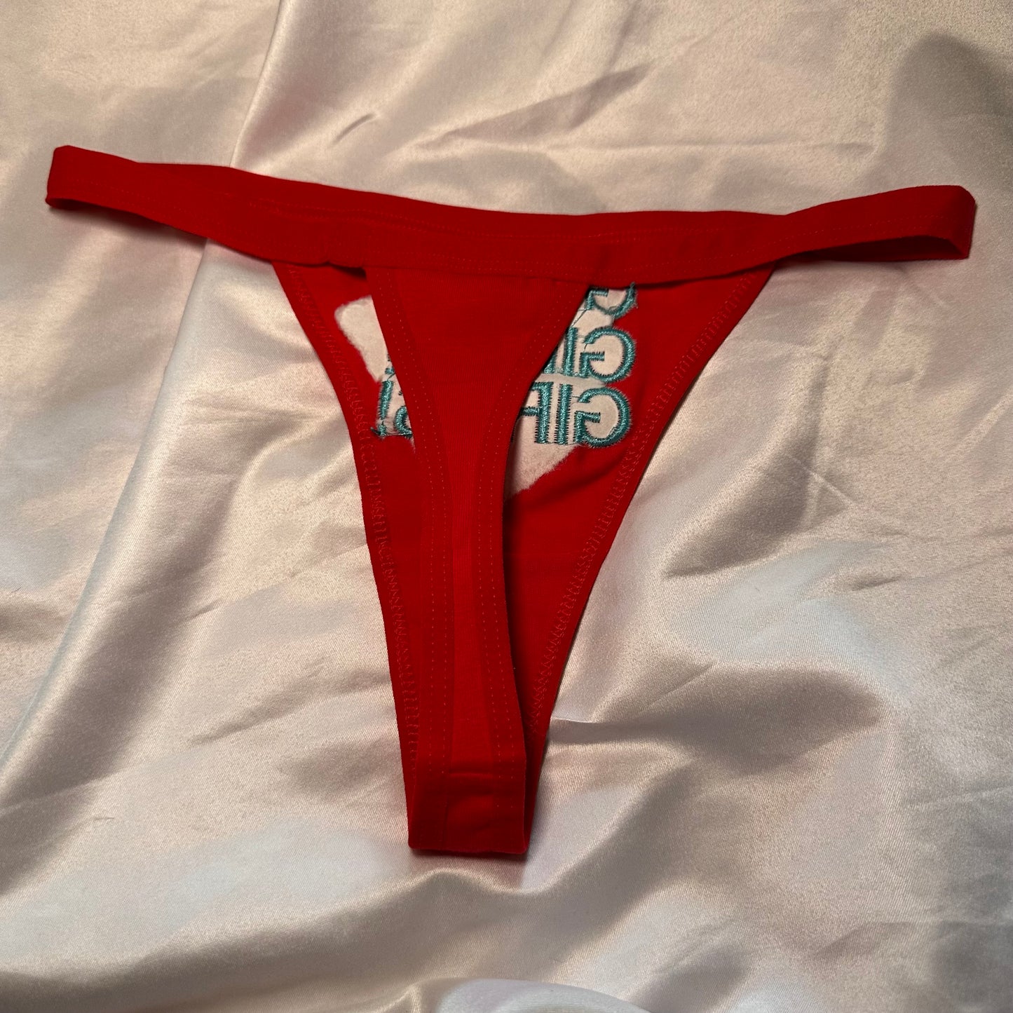 Girls Girls Girls Thong (XS) red/blue