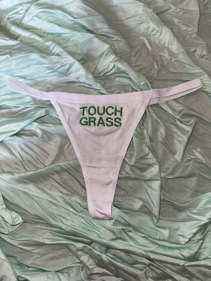 Touch Grass Thong