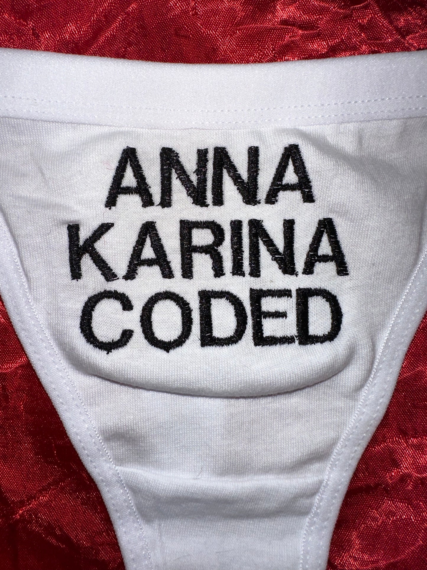 Anna Karina Coded Thong