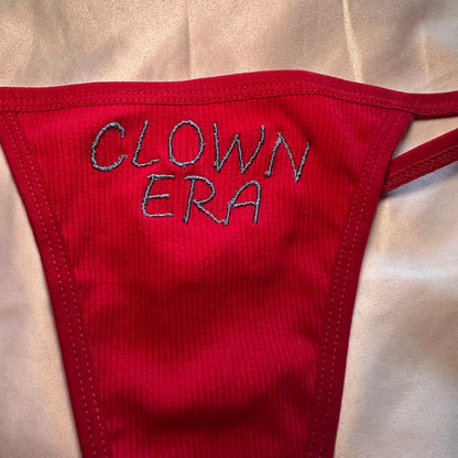 Clown Era Thong (S) maroon/blue