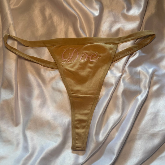 Doe Thong (XL) beige/pink