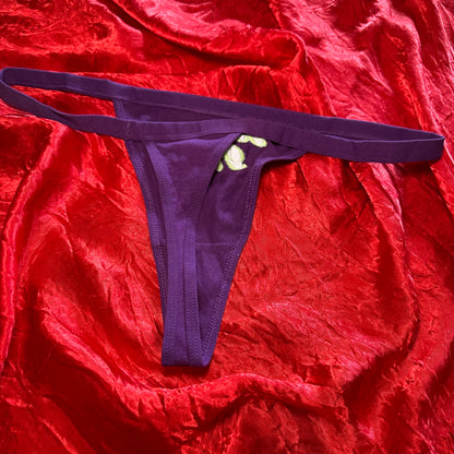 Brain Rot Thong (XL) purple/green