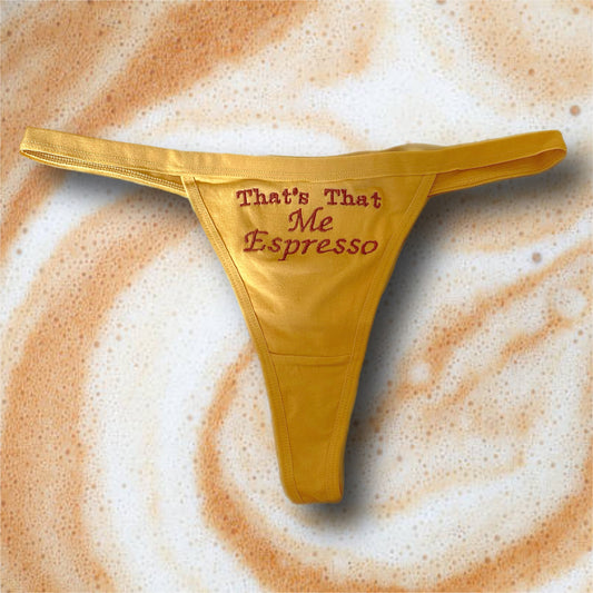 Me Espresso Thong