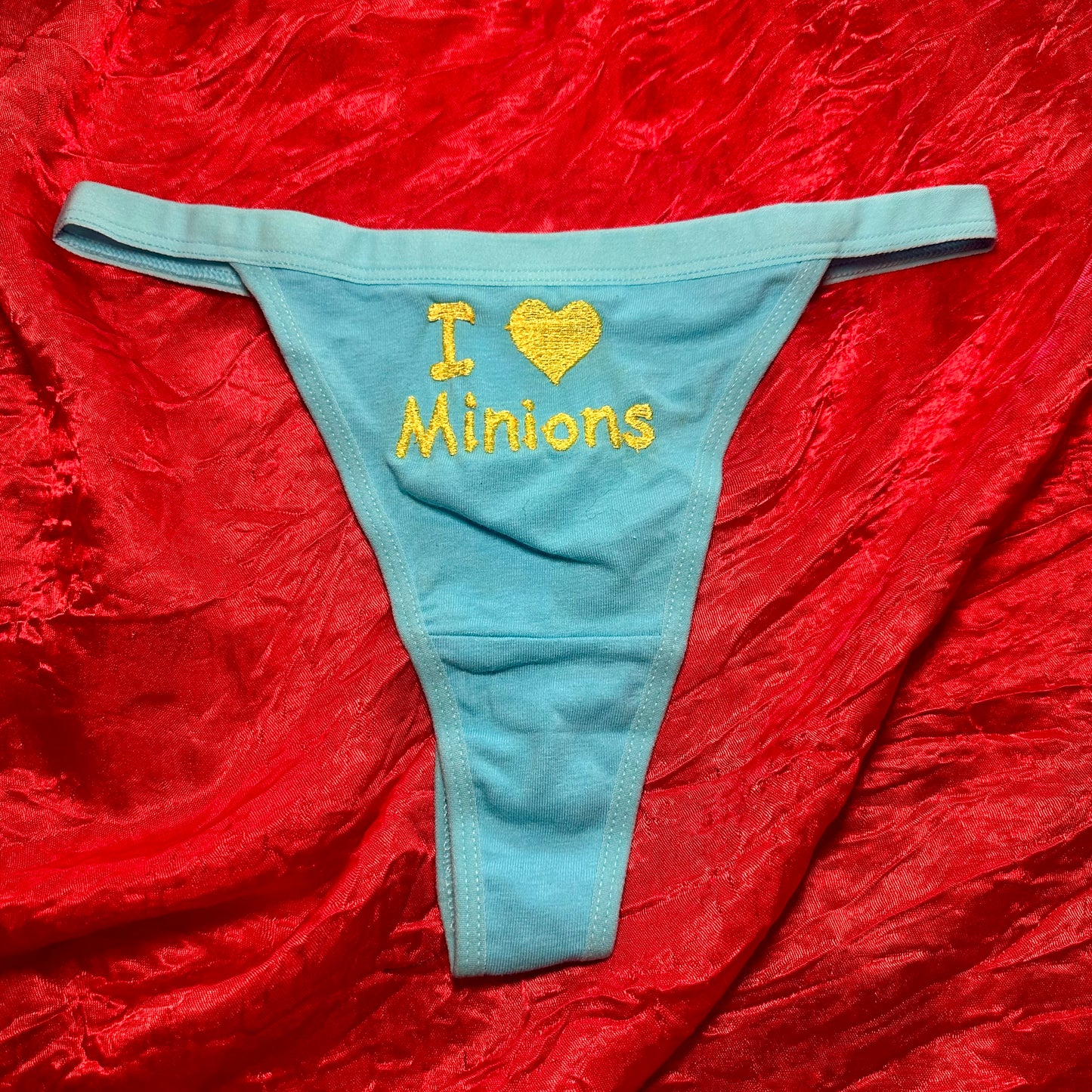 Minions Thong (S) blue/yellow