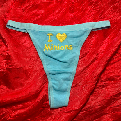 Minions Thong (S) blue/yellow