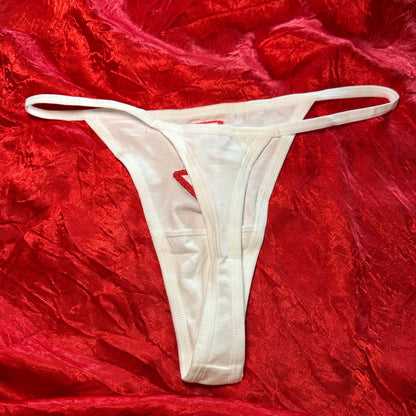 Hell Arrow Thong (S) white/red