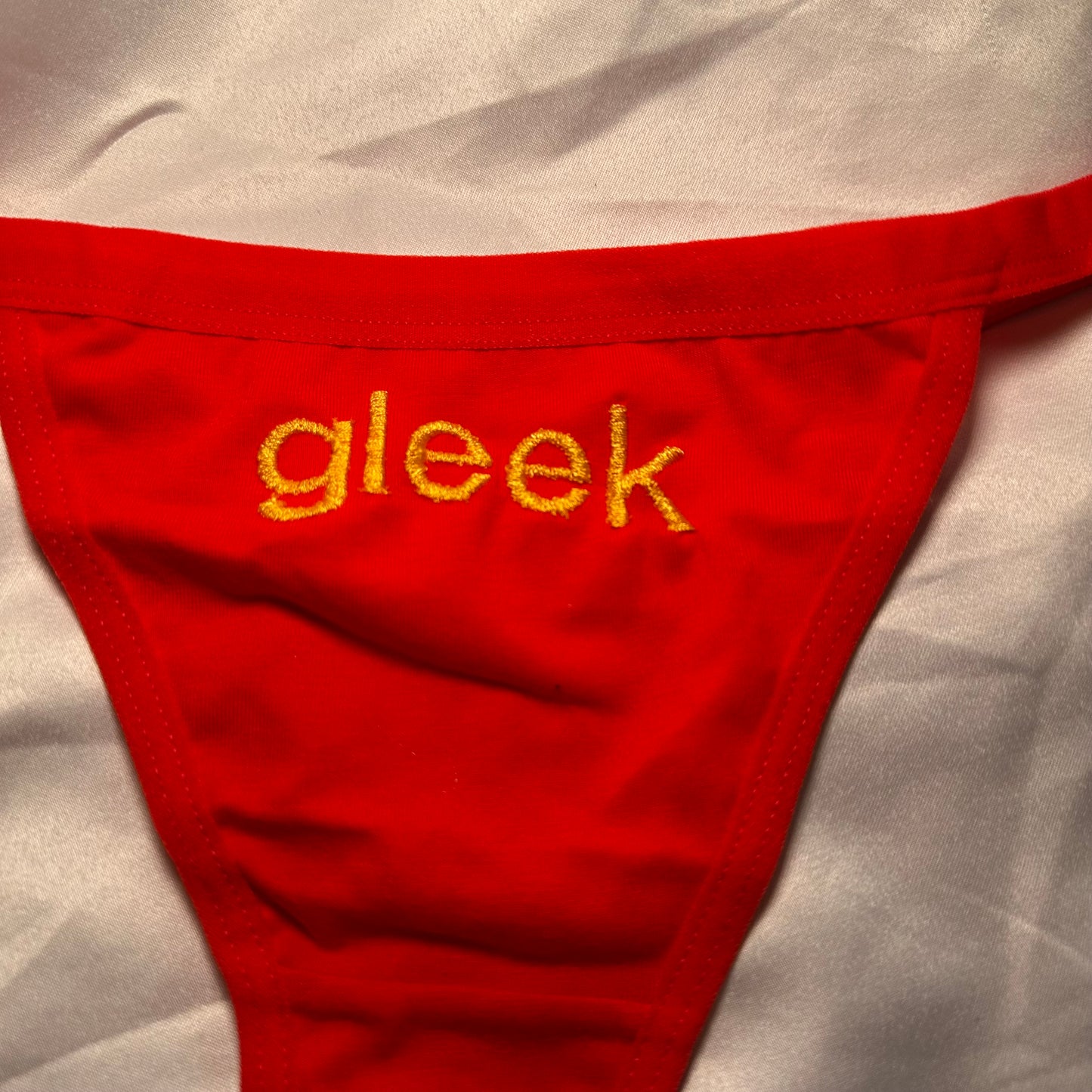 Gleek Thong (S) red/yellow