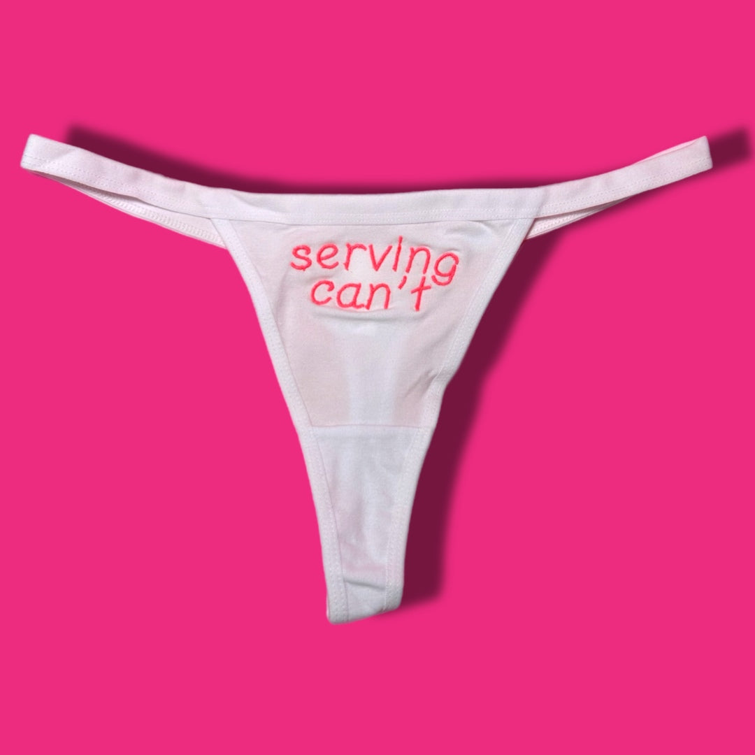 serving can’t Thong