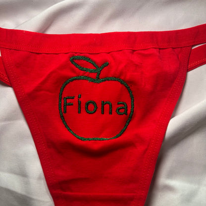 Fiona Apple Thong (XL) red/green
