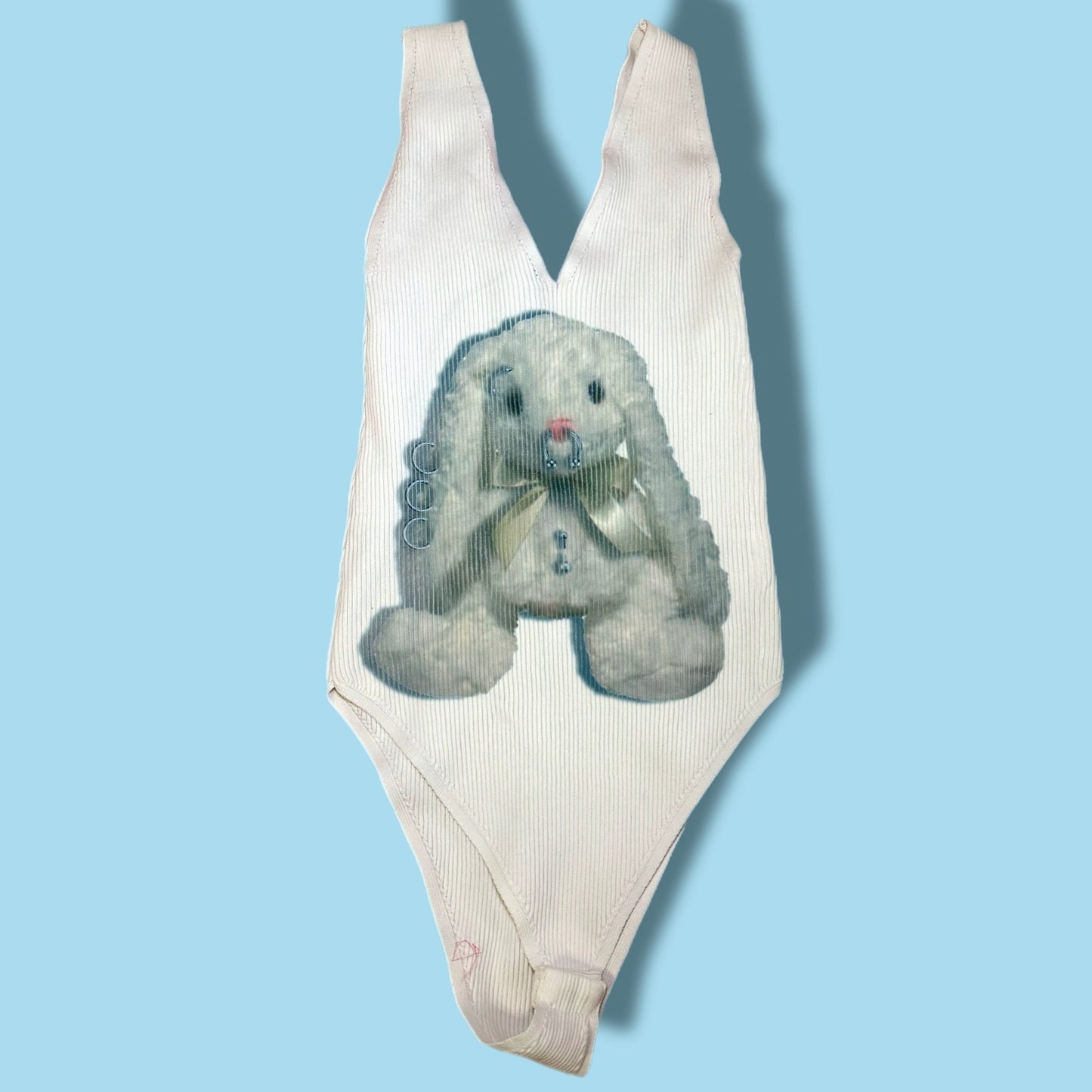 Pierced Bunny Bodysuit (M)