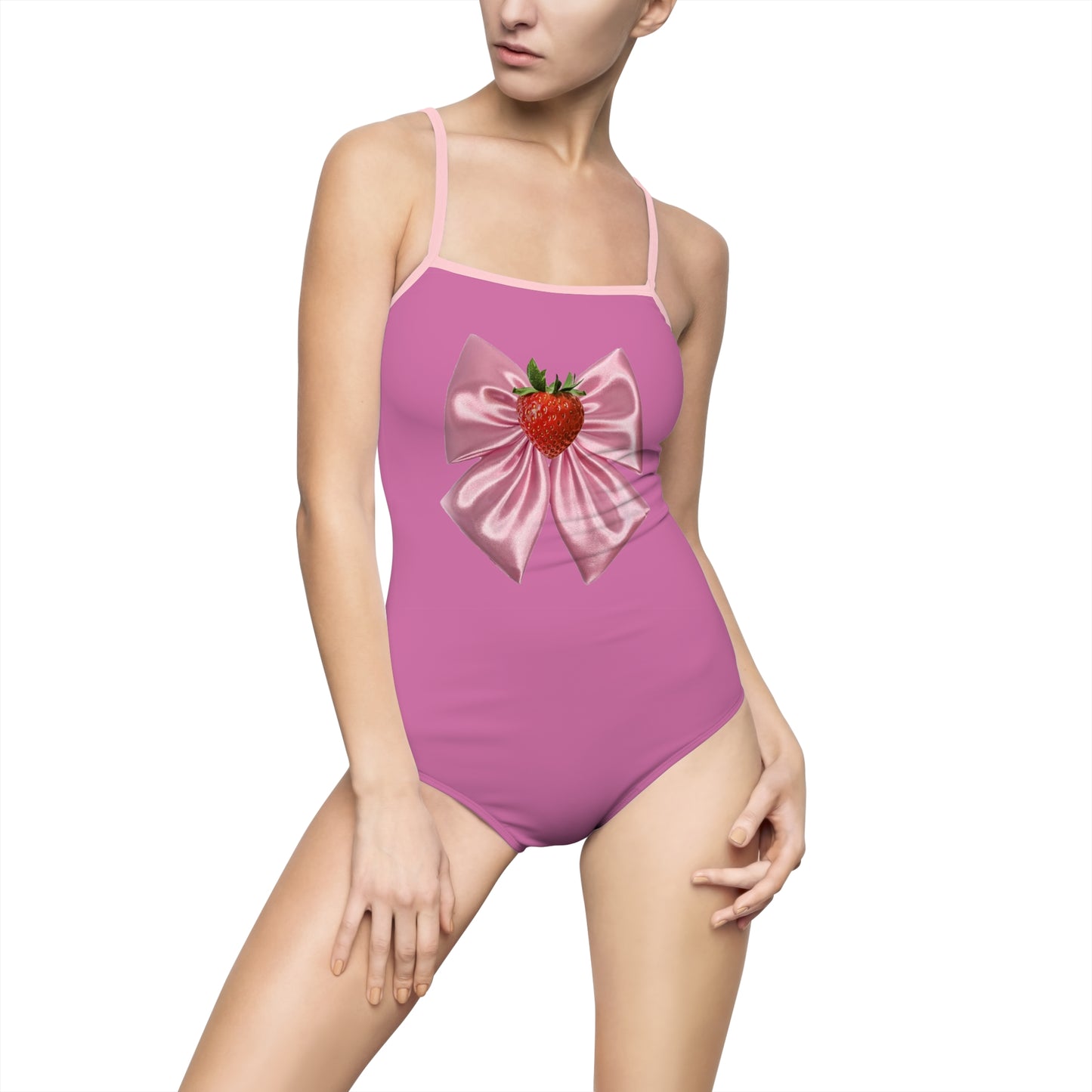 Strawberry Bow Swimsuit