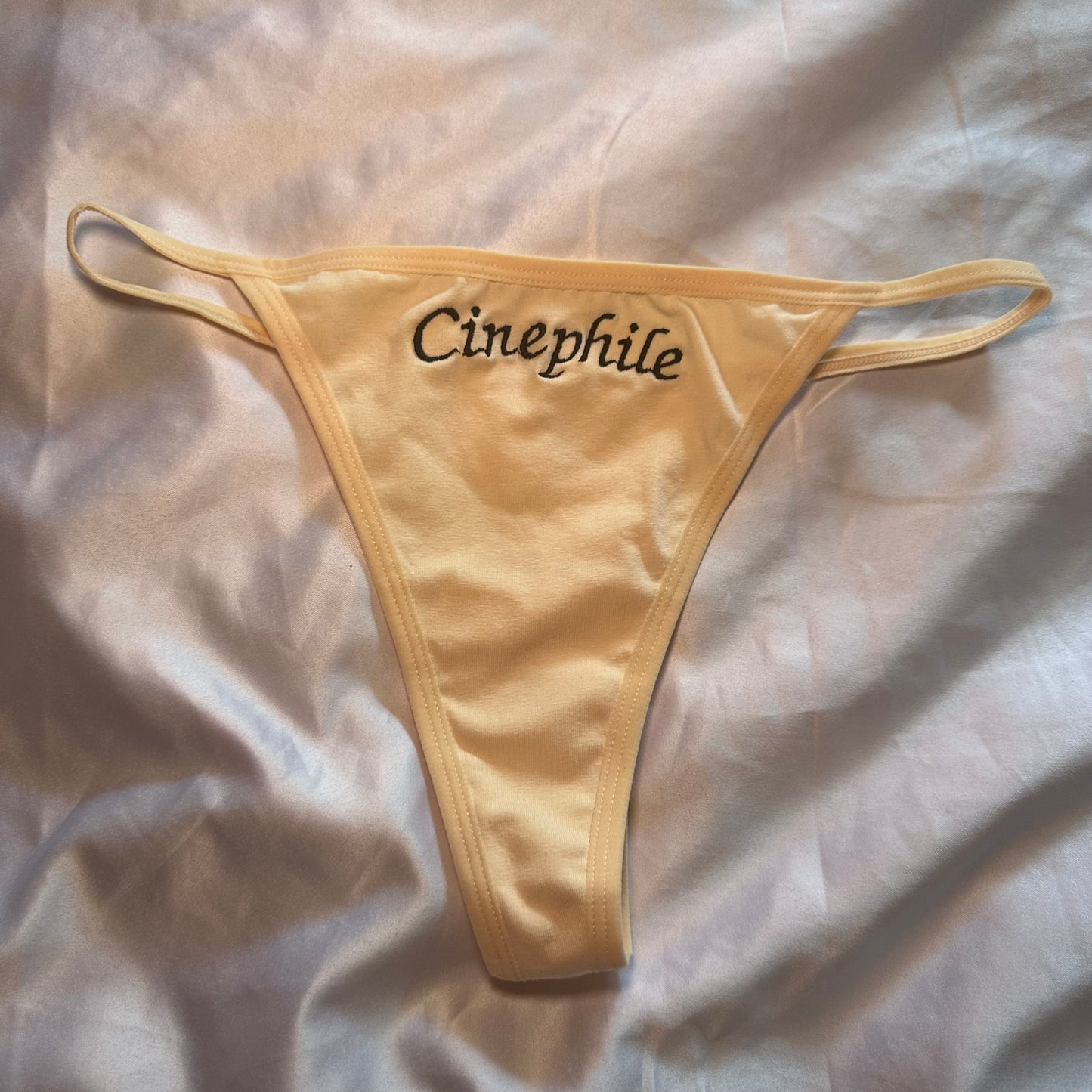 Cinephile Thong (M) beige/black