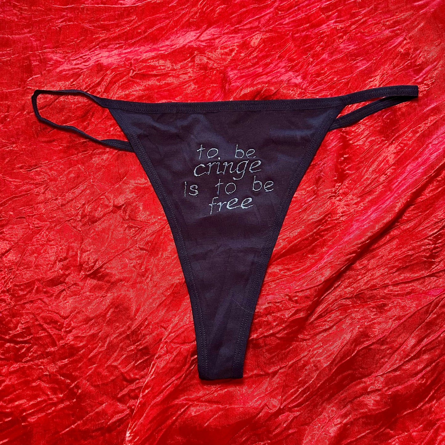 Cringe Thong (XL) navy/blue
