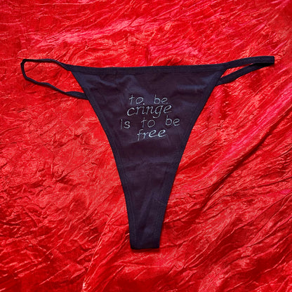 Cringe Thong (XL) navy/blue